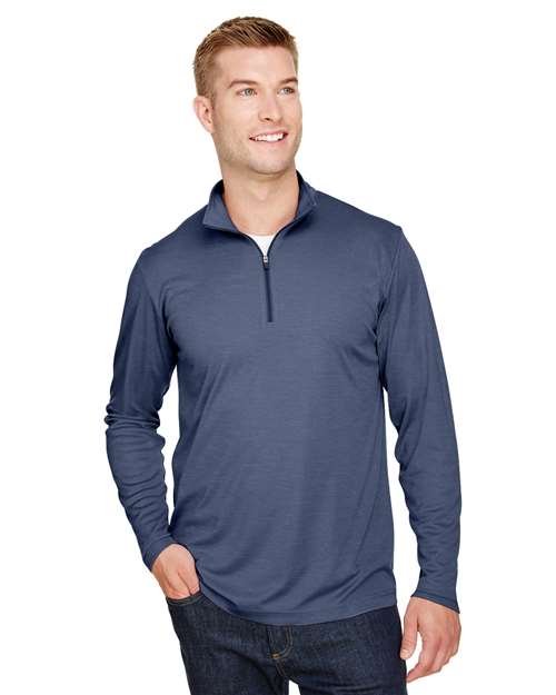 Team 365 Men's Zone Sonic Heather Performance Quarter-Zip Pullover