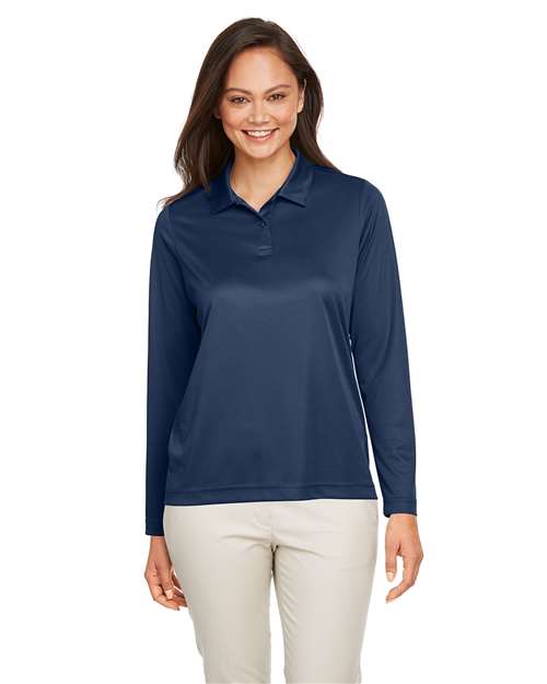 Team 365 Women's Zone Performance Long Sleeve Polo