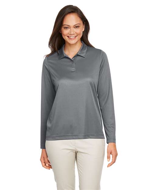 Team 365 Women's Zone Performance Long Sleeve Polo