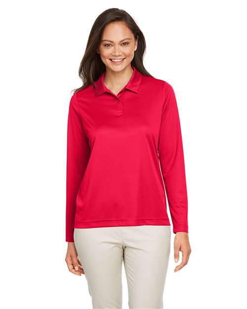 Team 365 Women's Zone Performance Long Sleeve Polo