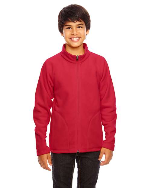 Team 365 Youth Campus Microfleece Jacket
