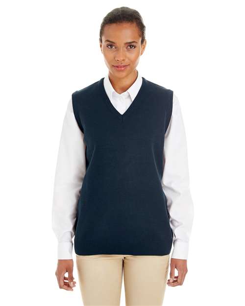 Harriton Women's Pilbloc™ V-Neck Sweater Vest