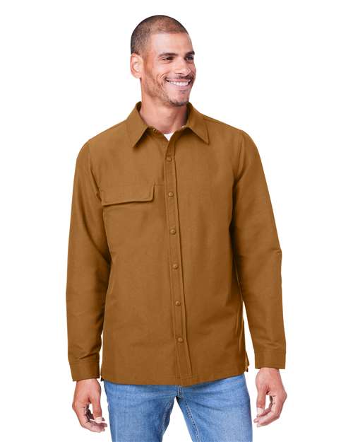 Harriton Unisex Flex Twill Overshirt Jacket