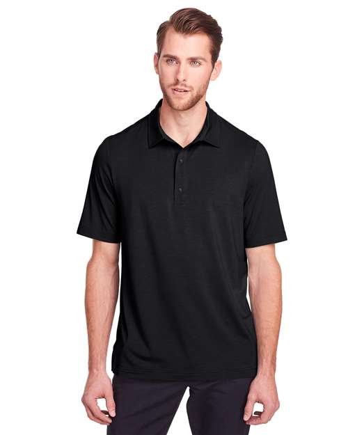 North End Men's JAQ Snap-Up Stretch Performance Polo