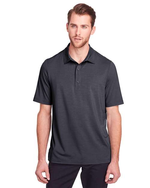 North End Men's JAQ Snap-Up Stretch Performance Polo
