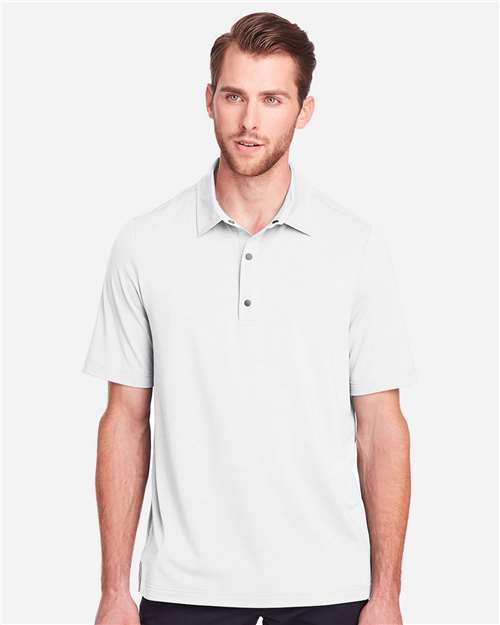 North End Men's JAQ Snap-Up Stretch Performance Polo