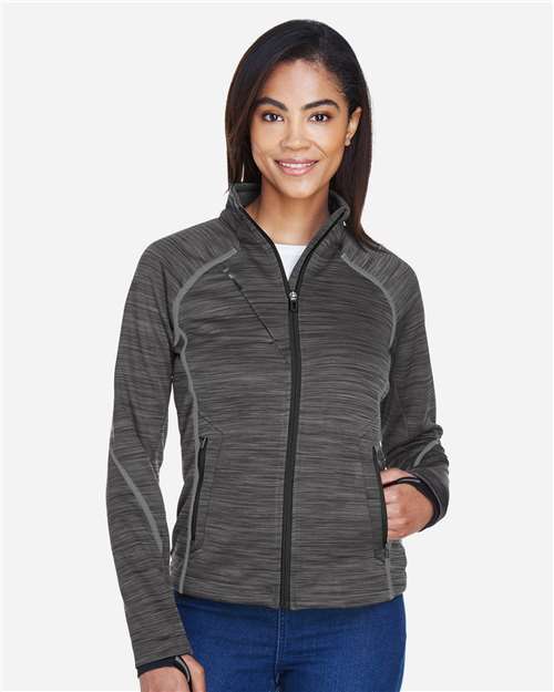 North End Women's Flux Mélange Bonded Fleece Jacket