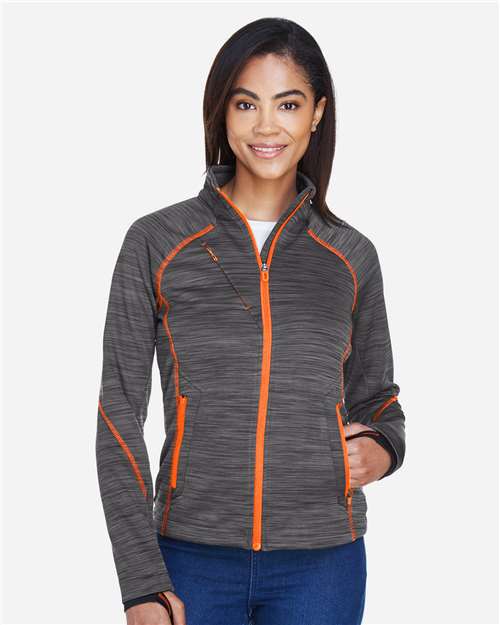 North End Women's Flux Mélange Bonded Fleece Jacket