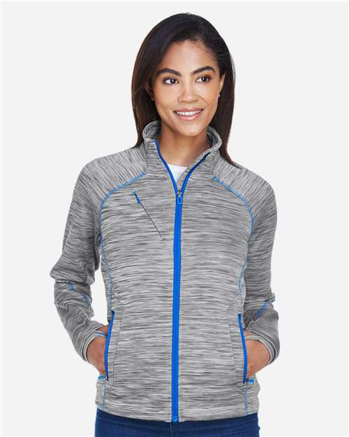 North End Women's Flux Mélange Bonded Fleece Jacket