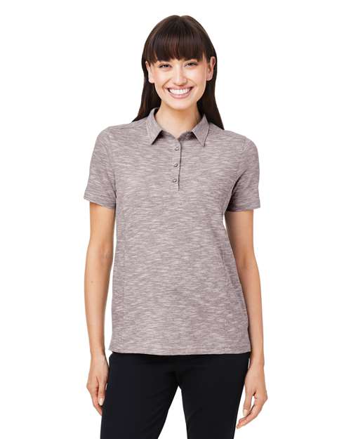 North End Women's Eclipse Jacquard Polo