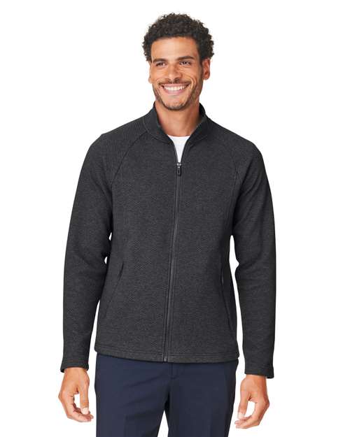 North End Men's Spirit Textured Full-Zip