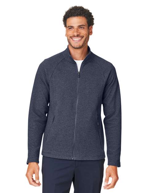 North End Men's Spirit Textured Full-Zip