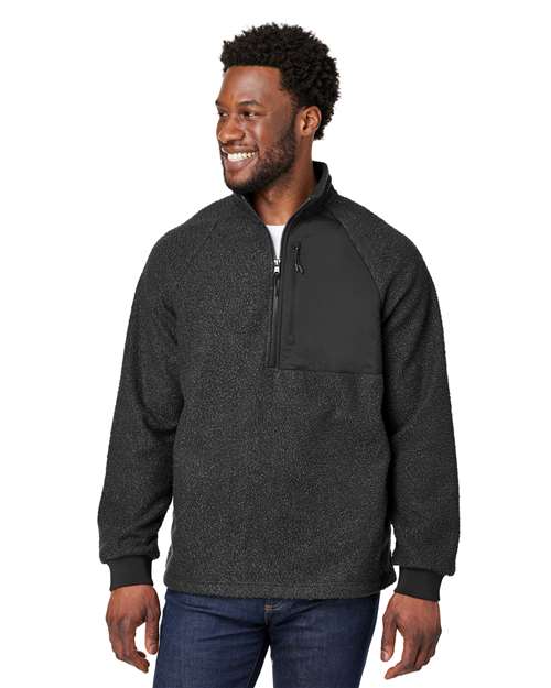 North End Men's Aura Sweater Fleece Quarter-Zip Pullover