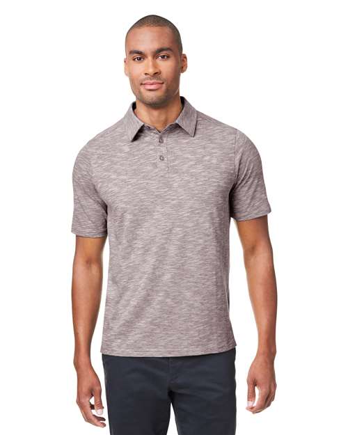 North End Men's Eclipse Jacquard Polo