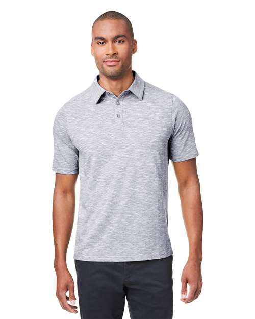 North End Men's Eclipse Jacquard Polo