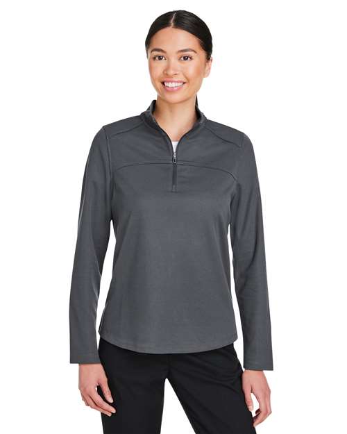 North End Women's Express Tech Performance Pique Quarter-Zip Pullover