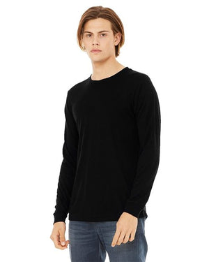 BELLA + CANVAS Unisex Jersey Long Sleeve Tee - Ash