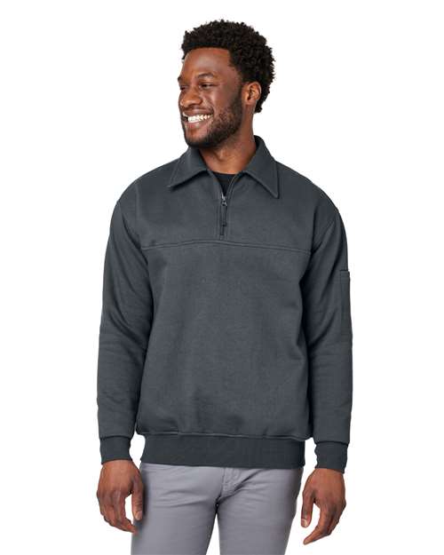 Harriton Unisex ClimaBloc™ Heavyweight Tactical Quarter-Zip Pullover