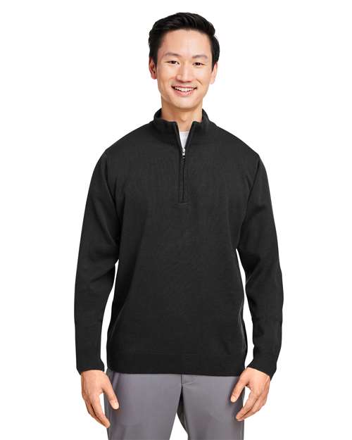 Harriton Unisex Pilbloc™ Quarter-Zip Pullover Sweater