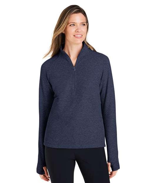 North End Women's Spirit Textured Quarter-Zip Pullover