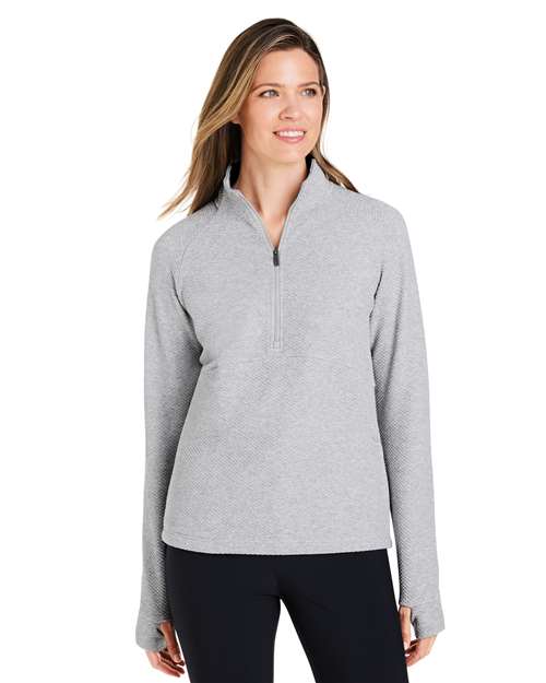 North End Women's Spirit Textured Quarter-Zip Pullover