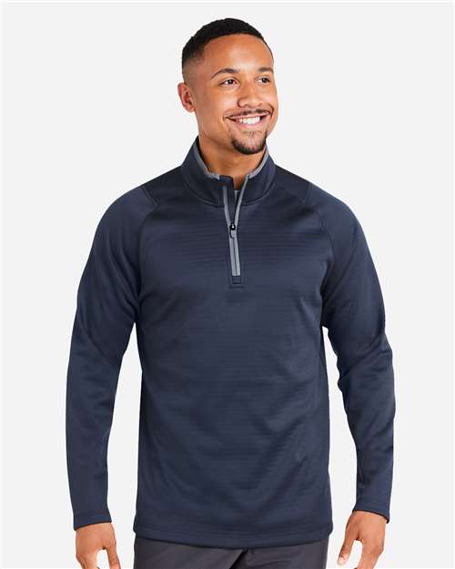 Puma Golf Men's Waffle Fleece Quarter-Zip Pullover