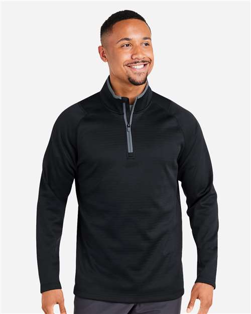 Puma Golf Men's Waffle Fleece Quarter-Zip Pullover