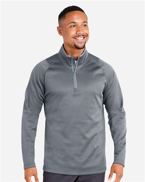 Puma Golf Men's Waffle Fleece Quarter-Zip Pullover
