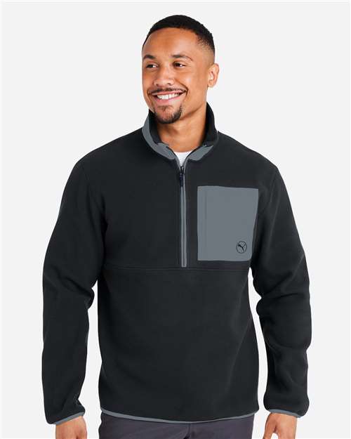Puma Golf Men's Fleece Quarter-Zip Pullover