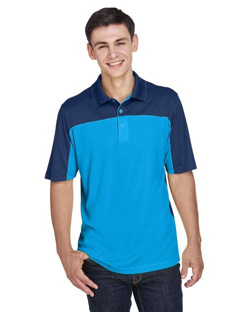 CORE365 Men's Balance Colorblock Performance Piqué Polo