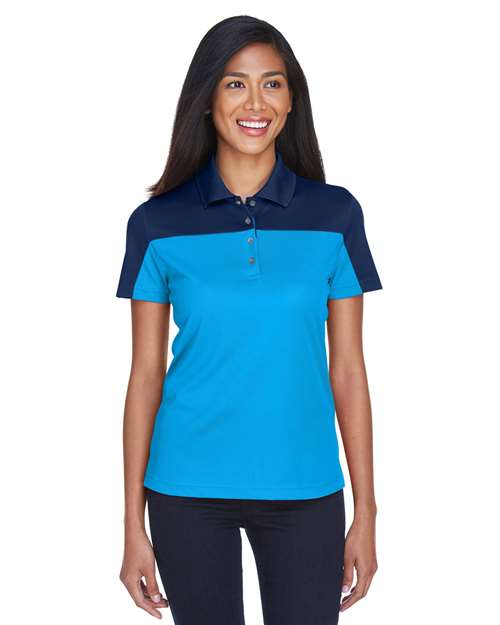 CORE365 Women's Balance Colorblock Performance Piqué Polo