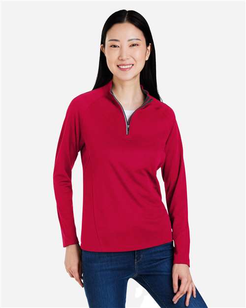 CORE365 Women's Origin Performance Pique Quarter-Zip Pullover