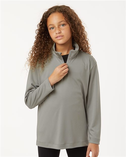 AllPro Youth Pro-Lock Performance Quarter-Zip Pullover