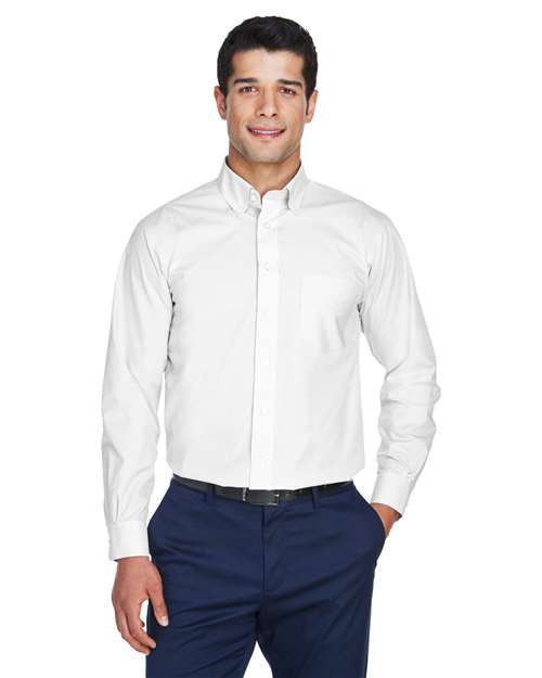 Devon & Jones Men's Crown Collection® Broadcloth Woven Dress Shirt