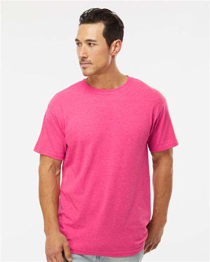 M&O Men's Gold Soft Touch T-Shirt - Neon Pink