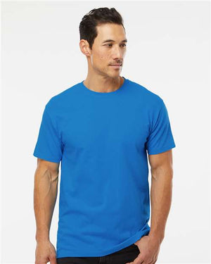 M&O Men's Gold Soft Touch T-Shirt - Ocean Blue