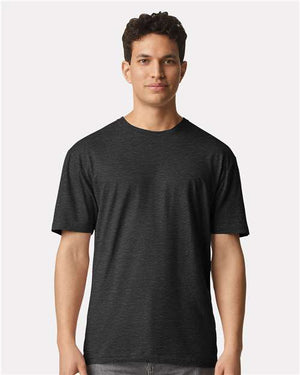 Gildan Unisex Light Cotton T-Shirt - Heather Dark Grey