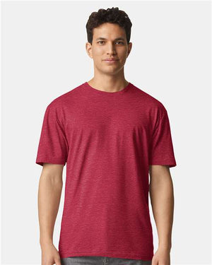 Gildan Unisex Light Cotton T-Shirt - Heather Red