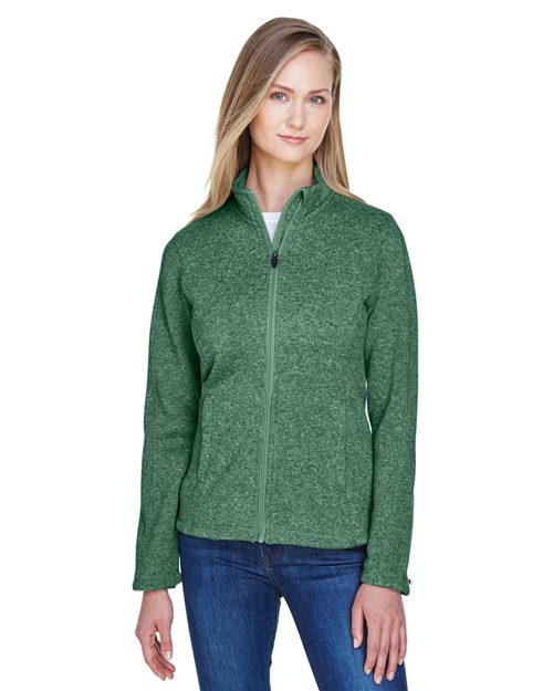 Devon & Jones Women's Bristol Full-Zip Sweater Fleece Jacket