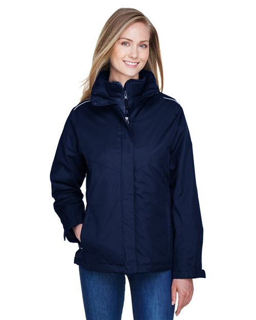 CORE365 Women's 3-in-1 Jacket with Fleece Liner