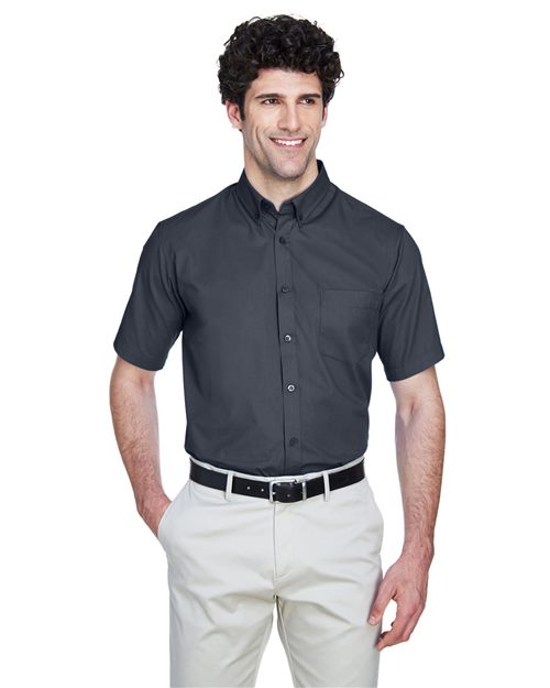 CORE365 Men's Optimum Short Sleeve Twill Dress Shirt