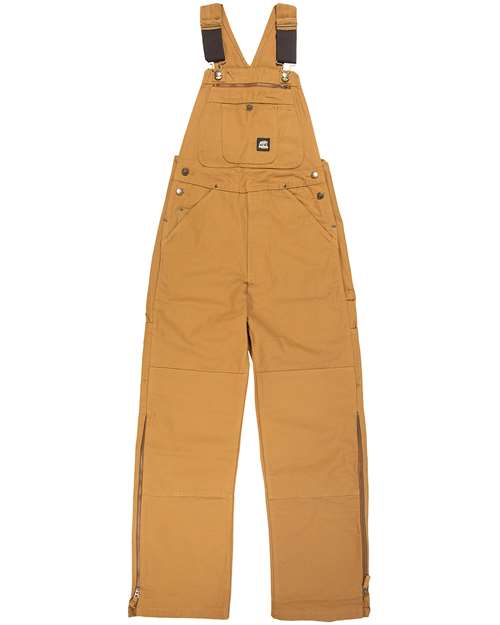 Berne Apparel Short-Length Slab Unlined Duck Bib Overall