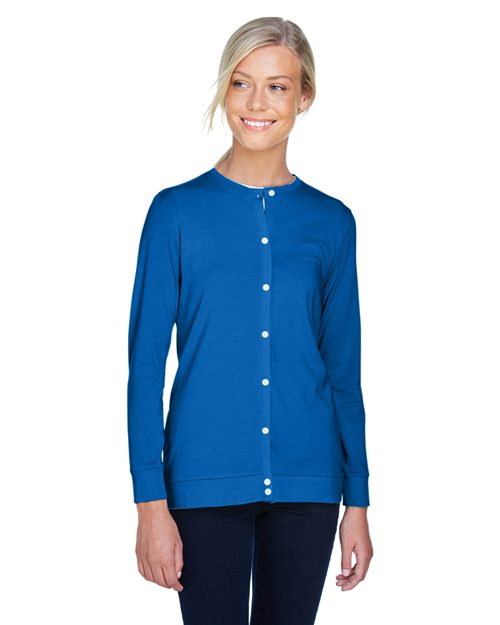 Devon & Jones Women's Perfect Fit™ Ribbon Cardigan