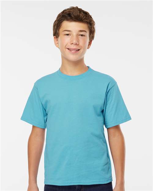 M&O Youth Gold Soft Touch T-Shirt - Diving Blue