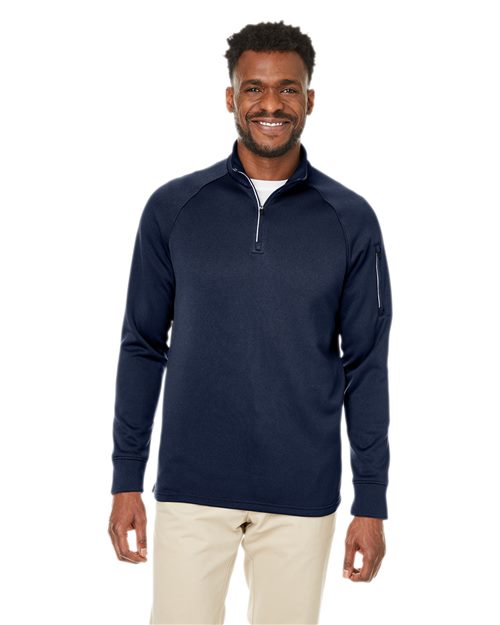 CORE365 Unisex Fusion ChromaSoft™ Fleece Quarter-Zip Pullover