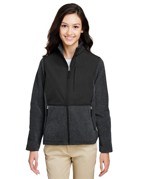 CORE365 Women's Journey Summit Hybrid Full-Zip