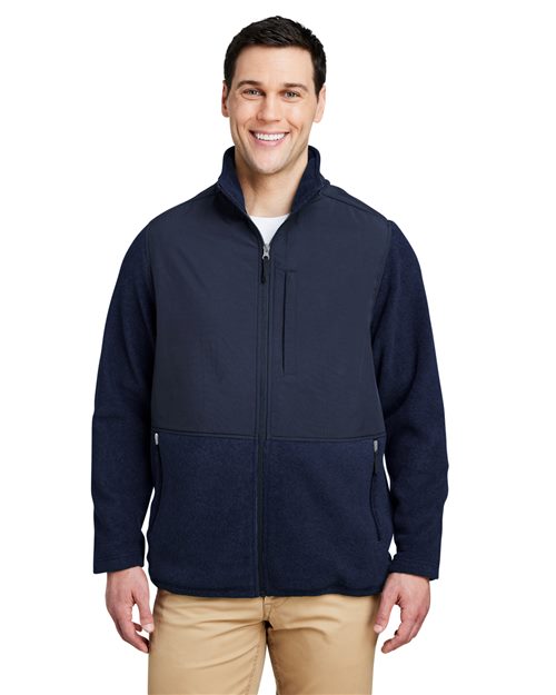CORE365 Men's Journey Summit Hybrid Full-Zip