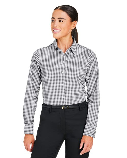 Devon & Jones Women's CrownLux Performance® Gingham Dress Shirt