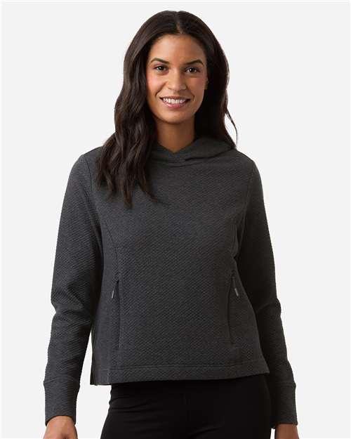 North End Women's Spirit Textured Hooded Pullover