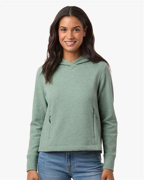 North End Women's Spirit Textured Hooded Pullover